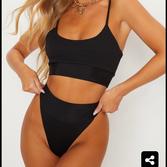 PrettyLittleThing Other - 🦋BLACK HIGHWAISTED BIKINI BOTTOMS🦋